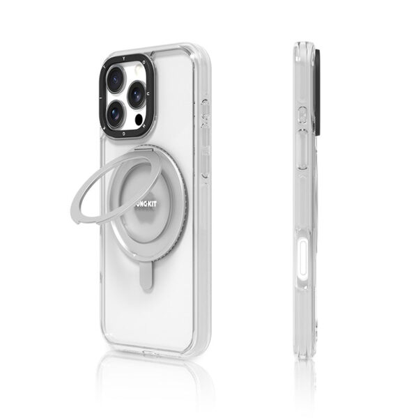 Non-Yellowing 360° Spin Magnetic Stand Case
